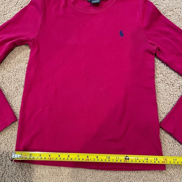 Women's (Junior) RALPH LAUREN SPORT crew neck long sleeve tee - Picture 7 of 9